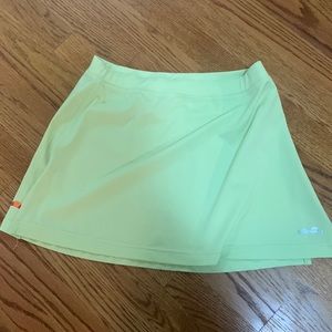 ellesse lime green tennis skirt. size medium